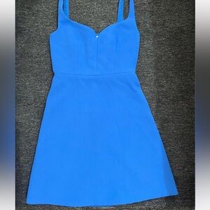 & other stories blue Aline dress 6